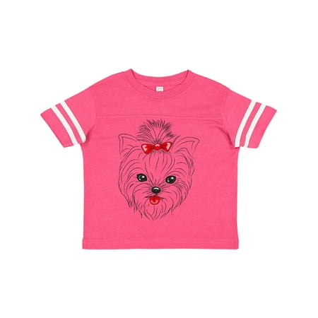 

Inktastic Yorkie Dog Yorkshire Terrier Art Gift Toddler Boy or Toddler Girl T-Shirt