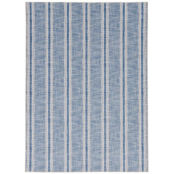 Linon Washable Walton Polyester 2'x3' Rug in Ivory