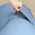thumbnail image 4 of Unique Bargains 1 Pcs Pillow Cases Breathable Cooling Pillow Covers Blue 20"x60", 4 of 8