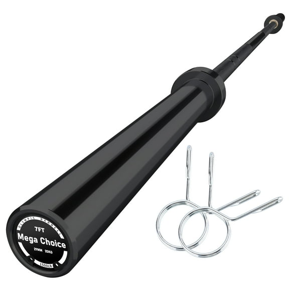 7FT Barbell Bar for Weightlifting & Power Lifting, Strength Training Bar Fits 2" Plates, 700lbs/1500lbs/500lbs Capacity, Bar for Home Gym, Squats, Curls, Snatch Clean Jerk