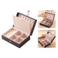 thumbnail image 3 of Caja de joyería organizador portátil de resistente al agua para collar, anillos, pendientes Azul Zulema caja de almacenamiento de joyas, 3 of 8
