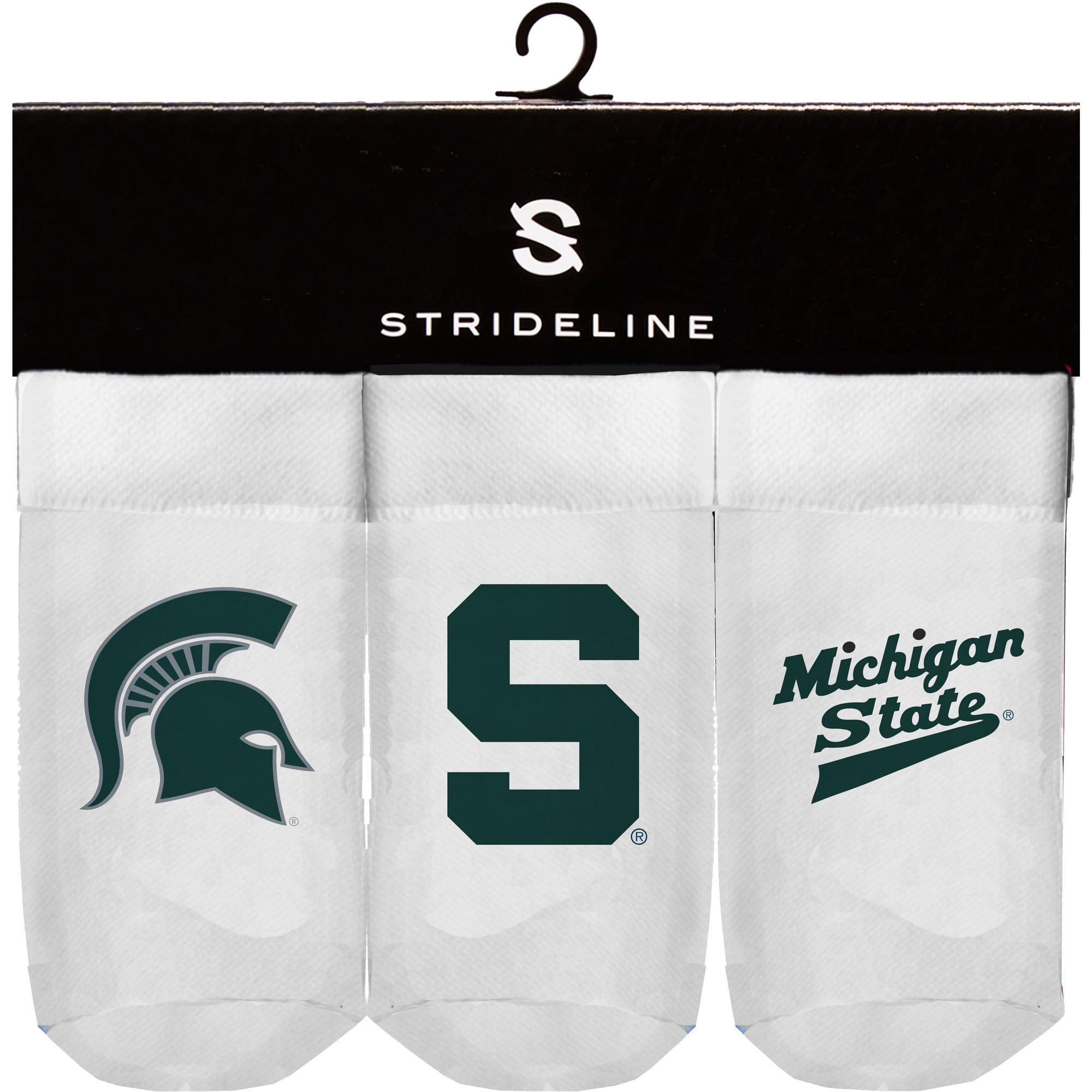 Michigan State Spartans Strideline Newborn Infant Three Pack Booties White Walmart Com Walmart Com