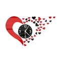 thumbnail image 1 of Juego de pegatinas de reloj de pared con espejo 3D decoración del hogar PS póster calcomanías póster Paster decoración cocina sala de estar Eigraketly JJ18146-05, 1 of 6