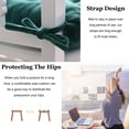thumbnail image 3 of Lomyolo Chair Cushions for Kitchen Chairs 2 Pack Seat Cushion Chair Pads for Dining Patio Home Office Soft Comfort Velvet Square Dark Green, 3 of 6