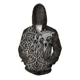 thumbnail image 3 of Sudadera cómoda y versátil para hombre con estampado de calavera divertido Sudadera con capucha personalizada con estampado de calavera divertido, 3 of 5