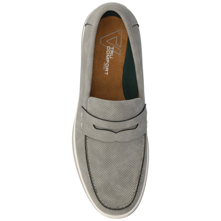 Vance Co Brantley Loafers Men\'s 10.5 Gray Tru Comfort Slip On Casual Dress Shoes Brantley Penny Loafer | Vance Footwear main image 3