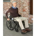 thumbnail image 2 of Equate Lightweight Foldable Steel Wheelchair with 18" Seat and Swing-Away Footrests, 350 lb Capacity, 2 of 9