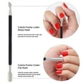thumbnail image 3 of Apuakthei - Cortador de cutículas con empujador y cortador de cutículas, alicate para cutículas, cortacutículas profesional de acero inoxidable, herramientas de manicura y pedicura duraderas para, 3 of 5