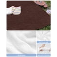 thumbnail image 6 of Solid Brown Beach Towels Oversized Super Absorbent, Vintage Minimalism Abstract Denim Pattern Lightweight Bath Towel Quick Dry Sets For Bathroom/Pool/Rv Camping/Beach Play/Gym Room/Picnic 31"x62", 6 of 8