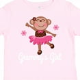 thumbnail image 4 of Inktastic Grammy Girl Ballerina Monkey Girls Toddler T-Shirt, 4 of 5