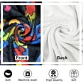 thumbnail image 2 of Autism Blanket Puzzle Cure Awareness Flannel Throw Gift for Childs Teens Adults Super Soft Lightweight Breathable Bed Sofa Couch Meaningful Colorful Foldable Unisex 100x130 Black 40x50, 2 of 6