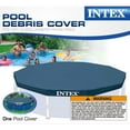 thumbnail image 4 of Intex Housse Ronde de 10 Pieds pour Piscine de Cour Arrière Easy Set Extérieure, Bleu (Lot de 2), 4 of 5