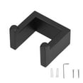 thumbnail image 2 of Porte-serviette, rangement mural sans tranche de serviette de polissage de pointe avec vis pour balcon pour salle de bain pour la cuisine, 2 of 7