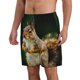 thumbnail image 2 of Fotbe Squirrels Eating Peanuts On The Tree Trajes de Baño Estampados para Hombre, Shorts de Verano de Secado Rápido, Ropa de Playa, Bañadores-XX-Large, 2 of 6
