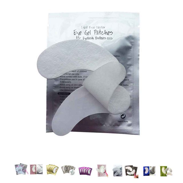50 Pcs/Set Patchs en Papier pour Extensions de Cils Autocollants de Position sous les Yeux Outils de Maquillage