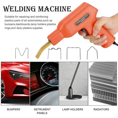 

LA TALUS 50W Bumper Welding Machine Handheld Comfortable to Hold ABS Plastic Welders Garage Tool Hot Staplers Machine for Car Black UK Plug