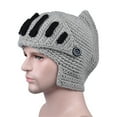 thumbnail image 3 of iHPH7 Windproof Scarf Hats Neck Warmer Hat with Scarf Attached Christmas Gifts Gorros De Frio Para Mujeres Hat and Scarf Set for Women Hat Scarf Gray One Size, 3 of 6