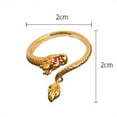 WANGJIAOID Penguin Rings Real Gold Electroplated Diamond Set Divine