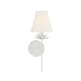 thumbnail image 5 of Trade Winds Daphne 1-Light Wall Sconce in White, 5 of 6