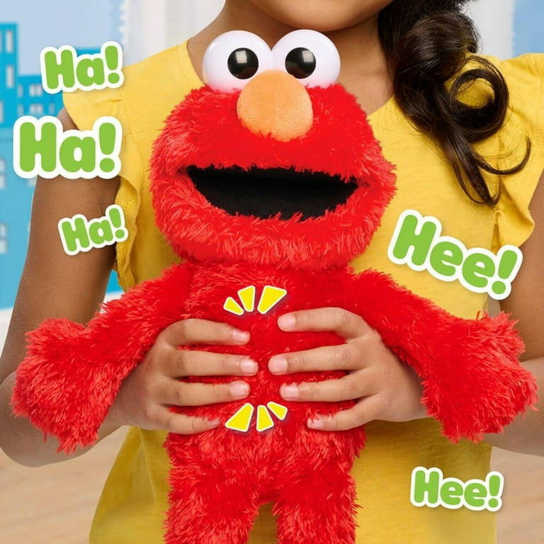 Sesame Street Tickle Me Elmo 13.5-inch Plush Doll, Laughs, Wiggles