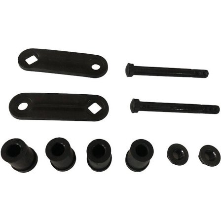 Front Leaf Spring Shackle Kit - Compatible with 1968 - 1974 Chevy K30 Pickup 1969 1970 1971 1972 1973