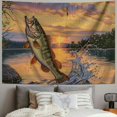 thumbnail image 2 of BCIIG Sunset Tapestry Wall Hanging Unique Style Graphic Tapestries for Home Wall Decor Living Room Bedroom Dorm Farmhouse Art, Short Plush Fabric, Various Sizes 40x30inch, 2 of 6