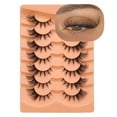thumbnail image 3 of Eyelashes Wispy Lashes Extension Clusters Natural DIY Individual Lashes for Volume Length and Fluttery Look 14Pcs Set, 3 of 6