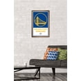 thumbnail image 2 of NBA Golden State Warriors - Logo 21 Wall Poster, 14.725" x 22.375", Framed, 2 of 3