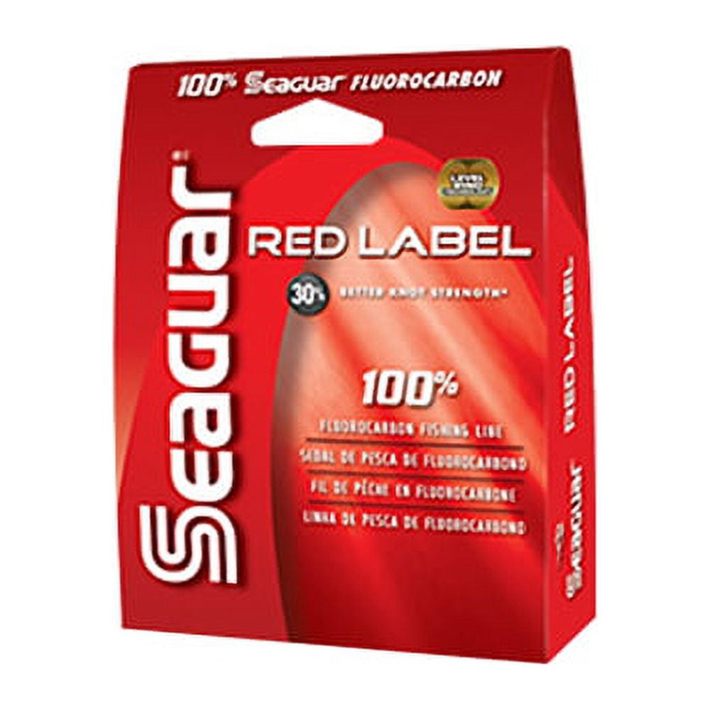 Seaguar Red Label 100% Fluorocarbon Fishing Line 6lbs, 1000yds Break Strength/Length - 06RM1000