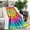 Multicolor, variant on Rainbow Tie Dye Mandala Pattern Blanket,Comfortable Soft Flannel Throw Blanket,All Season,Warm Lightweight Blankets for Sofa Bed Couch Living Room Chair,30"x40"