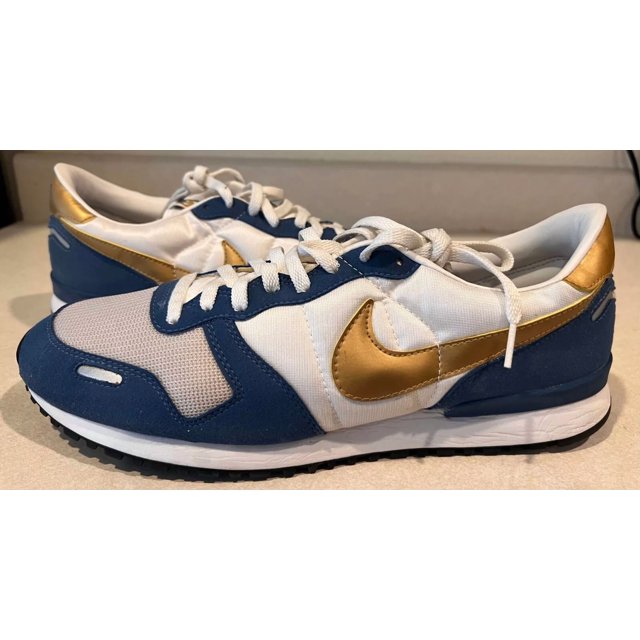 Ni-k-e Air Vortex VINTAGE 2003 Dark Blue Gold RARE Mens Size 14 307660-471!