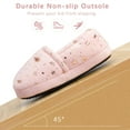 thumbnail image 4 of ​Berhood Girls Slippers Kids Boys Plush House Slippers Comfy Warm Bedroom Shoes Pink 7-8 Toddler, 4 of 6