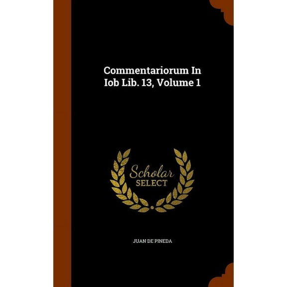 Commentariorum in Iob Lib. 13, Volume 1 (Hardcover)