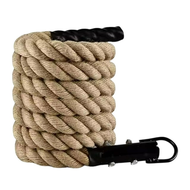 Cuerda de escalada para gimnasio, ejercicio de batalla, cuerda de fitness profesional para fortalecer potencia muscular, deportes de interior y 61 millones