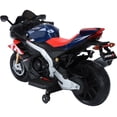 thumbnail image 4 of Moto Montable Eléctrica 12v 2 Llantas Apoyo Azul Niño Luz, 4 of 5