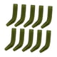 thumbnail image 4 of 10 piezas de repuesto para anzuelos de pesca de carpa, alineadores de línea corta Verde L, 4 of 8