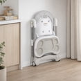 thumbnail image 6 of Dream On Me Solid Times High chair, Compact & Sleek High Chair, Multiple Recline and Height Positions, Lightweight Portable Highchair, In Gray, 6 of 9