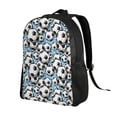 thumbnail image 2 of Disketp Football Soccer Ball Mochila Unisex de Apertura Lateral Completa, Mochila para Laptop para Escuela, Trabajo y Viajes, 2 of 8