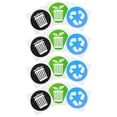 thumbnail image 3 of Miangastore Recycling Bins Stickers PVC Material Assorted Color 12Pcs 4.3x4.3in, 3 of 9