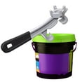 thumbnail image 2 of BIBABLYKE 3 in 1 Drum Bung Wrench Opener Aluminum Bucket Opener Tool for 55 Gallon Drum Lids 5 Gallon Latex Paint Buckets, 2 of 7