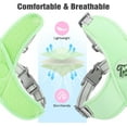 thumbnail image 3 of Pawaboo Dog Harness with Leash Set, X-Frame No Pull Pet Harness, Adjustable Choke Free Dog Vest Harness for Small Medium Dogs & Puppies, Breathable Puppy Vest with Leash for Outing, S, Mint Green, 3 of 7