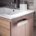 thumbnail image 5 of Toallero autoadhesivo de fácil instalación que ahorra espacio para baños, toallero de pared de diseño moderno resistente al agua, sin perforaciones, acero inoxidable SUS304 duradero, 5 of 5