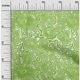 thumbnail image 2 of oneOone Cotton Cambric Light Green Fabric Moire Sewing Material Print Fabric By The Yard 56 Inch Wide, 2 of 4