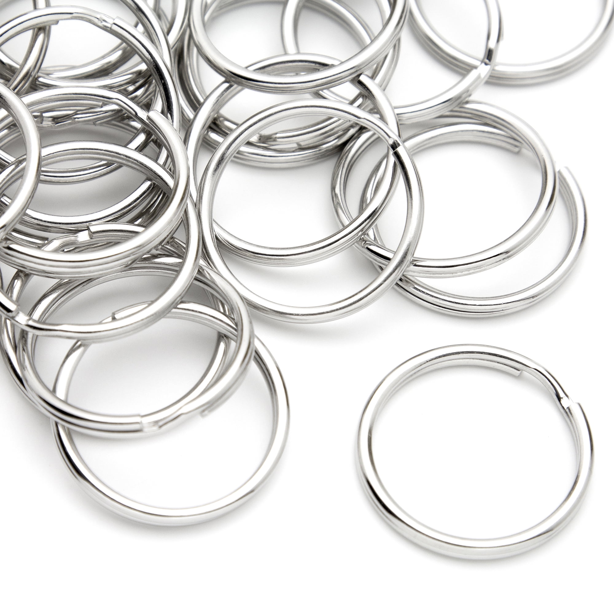 Double Loop Split Ring Key Rings Keyring Craft Findings Hoop  Vary Size & Colour