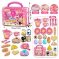 thumbnail image 2 of Interactive Toys For Girls Pretend Play Afternoon Tea Set With Accessories Non Battery Dinnerware For Imaginative Play For Ages 3 And Up Indoor Handheld Water Games for Toddlers Chew Sensory Board, 2 of 3