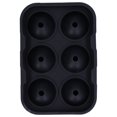 thumbnail image 3 of Ice Cube Container Silicone Black Ice Cube Tray Easy Demolding for Restaurant, 3 of 8