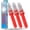 Red, variant on ABPETE Marine Safety Flares,Waterproof LED Boat Flare with Light Sensor, USCG Approved Emergency Signal for Fishing, Buoys, Life Rafts & Rescue(Red,3-Pack,7.7x1.5 Inch)