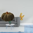 thumbnail image 2 of Cojín decorativo de calabaza de Halloween con escultura de pollo, figura de gallo de resina, ideal para dormitorio, sala de estar o escritorio., 2 of 8
