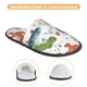 thumbnail image 3 of Fotbe Dinosaur Pantuflas Peludas para Mujer con Estampado, Zapatillas de Peluche, Zapatos de Invierno para Casa, Uso Interior y Exterior-Medium, 3 of 8