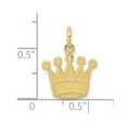 thumbnail image 3 of 10k Kings Crown Charm, 3 of 4
